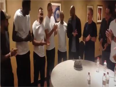 لاعبو الزمالك يحتفلون بعيد ميلاد «ميلا»