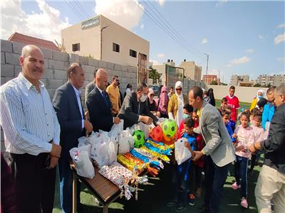 افتتاح ملعب خماسي بدار الرعاية المتكاملة للأيتام بالعريش
