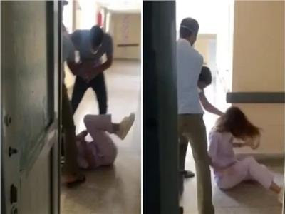 بالضرب المبرح والركل.. شاب يعتدي على ممرضة في أحد المستشفيات بالمغرب | فيديو