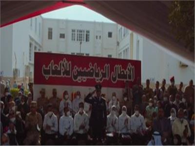 أبطال مصر الحاصلين على ميداليات أوليمبية وبارالمبية يحضرون حفل الكلية الحربية