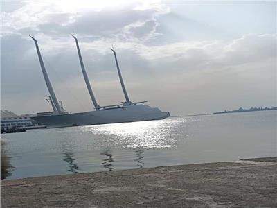 ميناء الإسكندرية يستقبل اليخت الشراعي الأغلى في العالم | صور