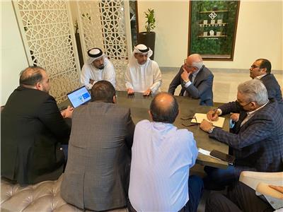 محافظ بورسعيد يواصل اجتماعاته مع المستثمرين الإمارتيين لبحث سبل التعاون