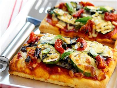 لعشاق المخبوزات| بيتزا الباذنجان الشهية