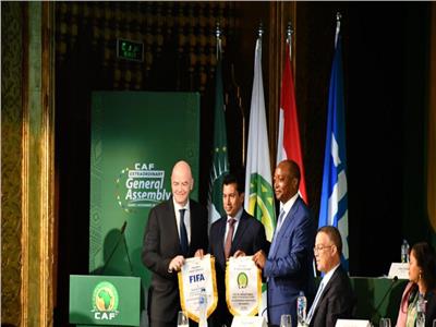 وزير الرياضة يشهد افتتاح اجتماع الجمعية العمومية للاتحاد الأفريقي لكرة القدم