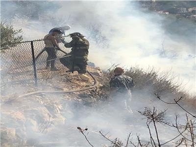 اندلاع حريق كبير في جبل لبنان| صور