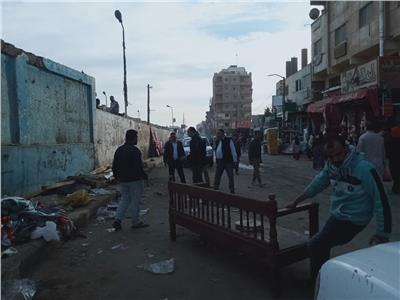 فتح شوارع الجيش وشكري القواتلي بعد إزالة التعديات بالعياط| فيديو وصور