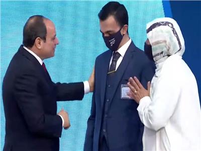 منى عبدالفتاح : الرئيس السيسى كرمنى لدورى مع نجلى بعد فقده لوالده