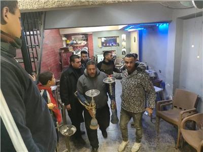 إزالة إشغالات ومصادرة شيش خلال حملة انضباط موسعة بـ«أوسيم»| صور