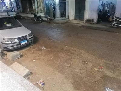 أمطار غزيرة تغرق شوارع المنيا لليوم الثالث على التوالي 