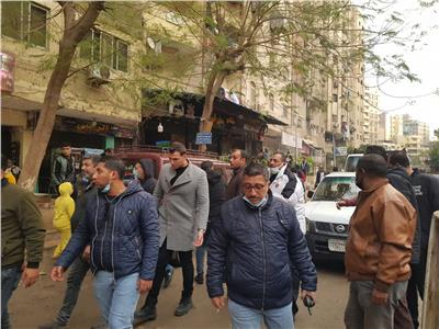رفع 1250 حالة إشغال ومصادرة 300 شيشة من مقاهي الجيزة
