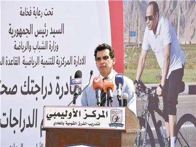 وزارة الشباب والرياضة: توفير 30 ألف فرصة عمل من خلال مشروع «دراجتك دخلك»
