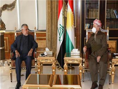 بارزاني والعامري يناقشان تشكيل الحكومة العراقية الجديدة