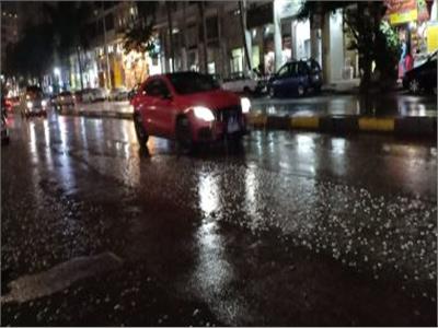 هطول أمطار متوسطة على الإسكندرية مصحوبة بانخفاض في درجات الحرارة