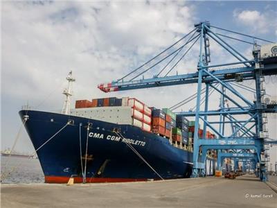 حركة الصادرات والواردات والبضائع اليوم بهيئة ميناء دمياط البحري