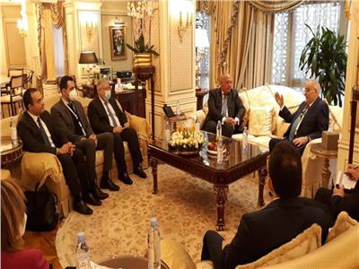 جلسة مباحثات «مصرية- لبنانية» على هامش اجتماع وزراء الخارجية العرب