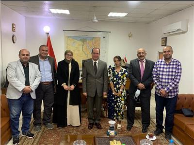 السفارة المصرية في جنوب السودان تستقبل قافلة طبية مصرية