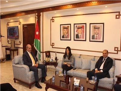 وزيرة التعاون الدولي تعقد لقاءًا ثنائيًا مع وزير الصناعة الأردني