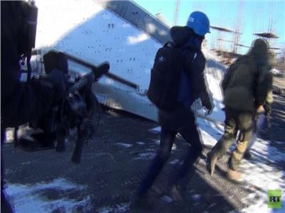 فريق «روسيا اليوم» يتعرض لإطلاق نار في دونيتسك جنوب شرق أوكرانيا