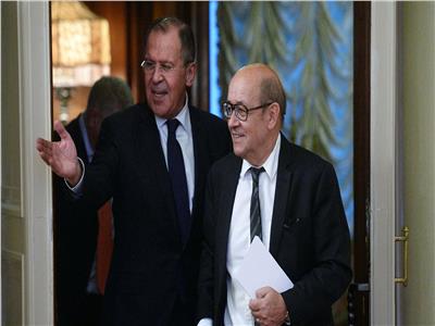 وزير الخارجية الفرنسي يعرب عن قلقة لنظيره الروسي سيرجي لافروف