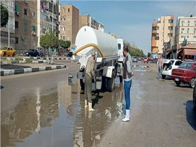 الوحدات المحلية وشركة مياه الشرب والصرف الصحي في مواجهة تقلبات الطقس بالإسماعيلية