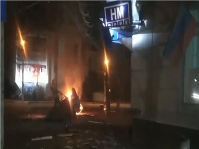 أنفجار ضخم يهز شرق اوكرانيا | فيديو 