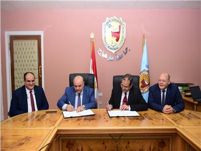 جامعة سوهاج توقع اتفاقية تعاون مع الأكاديمية الليبية للدراسات العليا
