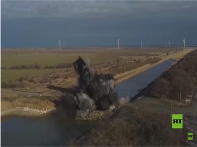 تفجير سد أوكراني قطع المياه عن القرم الروسية 8 سنوات | فيديو
