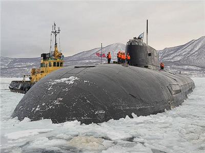 غواصات نووية روسية تجري تدريبات في بحر بارنتس شمال غرب روسيا