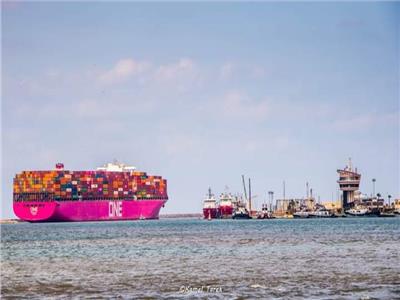 حركة الصادرات والواردات والحاويات والبضائع بميناء دمياط