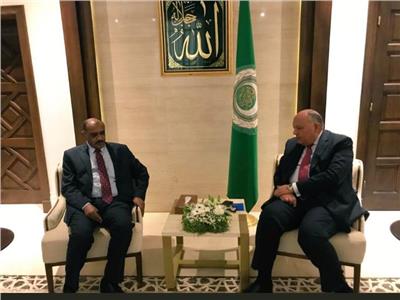 وزير الخارجية السوداني يلتقي سامح شكرى لتعزيز التعاون المشترك