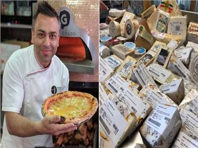 طاه فرنسي يخطط لدخول موسوعة «جينيس» بـ بيتزا من 1000 قطعة جبن