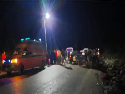    إصابة 4 أشخاص في حادث تصادم في بني سويف