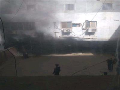 حريق بغرفة محولات الكهرباء في مستشفى جامعة أسيوط 