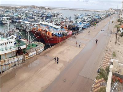 توقف حركة الملاحة البحرية بكفر الشيخ بسبب «نوة الفيضة»