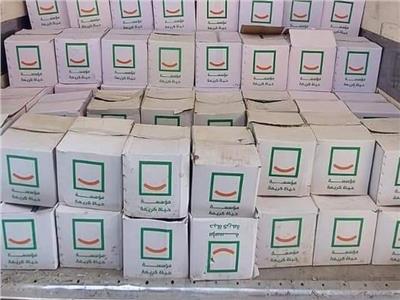 6 آلاف كرتونة مواد غذائية ضمن مبادرة وصل الخير بالإسماعيلية 