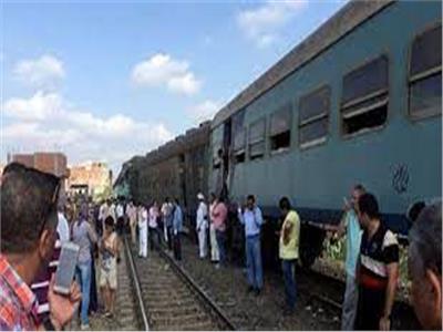 مصرع 5 أشخاص صدمهم قطار الإسكندرية