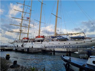 ميناء بورسعيد السياحي يستقبل سفينة star clipper على متنها 137 سائحاً