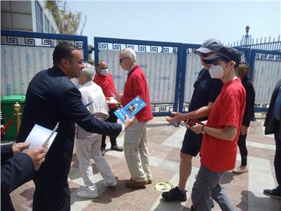 وصول 200 سائح أجنبي لميناء الإسكندرية | صور