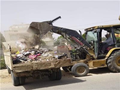 رفع 3281 طن مخلفات وقمامة بالإسماعيلية خلال أيام عيد الفطر المبارك