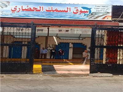 محافظة الجيزة تنقل سوق السمك لحين إنتهاء أعمال تطويره بالشكل الحضاري 