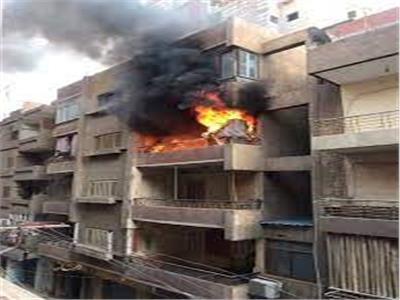 الحماية المدنية تسيطر على حريق شب داخل شقة بالكيت كات