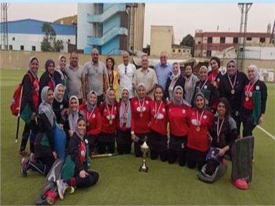 تفاصيل تتويج «سيدات الشرقية» ببطولة كأس مصر في الهوكي | فيديو