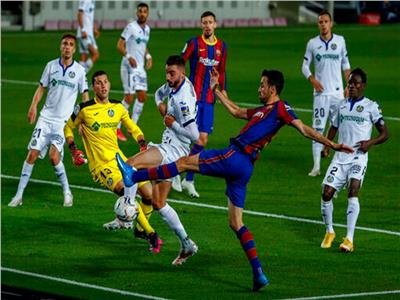 بث مباشر مباراة برشلونة وخيتافي في الدوري الإسباني 