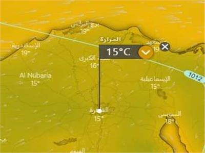 عودة الأجواء الباردة ليلا ودرجات الحرارة تسجل 15 درجة على القاهرة