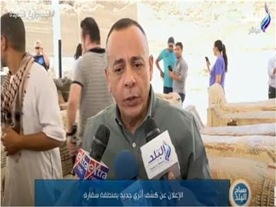 وزيري: الكشف الأثري الجديد بمنطقة سقارة بأياد مصرية كاملة | فيديو   