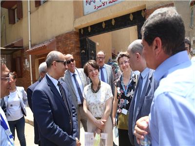 وفد الوكالة الفرنسية يتفقد مشروعات برنامج «الإرتقاء الحضري» بالقاهرة