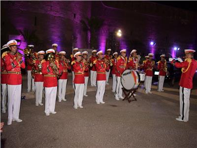 الموسيقات العسكرية تشارك في فاعليات مهرجان الطبول والفنون التراثية الدولي