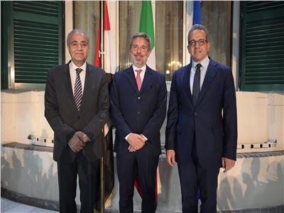 وزير السياحة والآثار يشارك في الاحتفال بالعيد القومي لإيطاليا