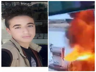 وفاة «محمد» ضحية اشتعال النيران بدراجته النارية داخل محطة الوقود