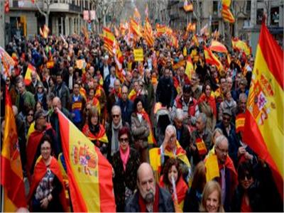 مظاهرة كبيرة في العاصمة الإسبانية مدريد